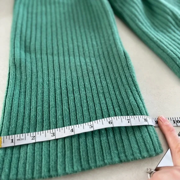 🎖HOST PICK🎖NWOT/ Jason Wu/ Green turtleneck knit sweater/ Size US M - Picture 9 of 11